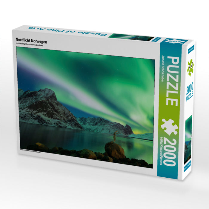 Northern Lights Norway - CALVENDO photo puzzle 