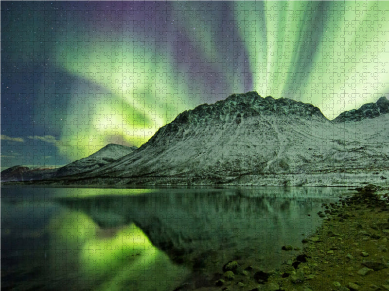 Northern Lights Norway - CALVENDO photo puzzle 