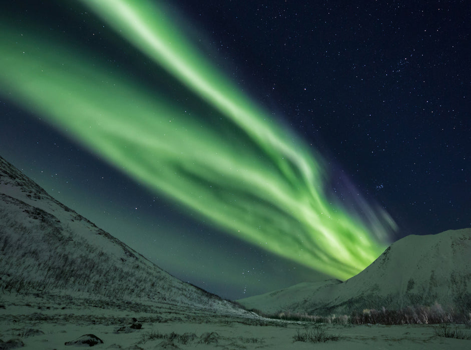 Northern lights in Norway - CALVENDO photo puzzle 