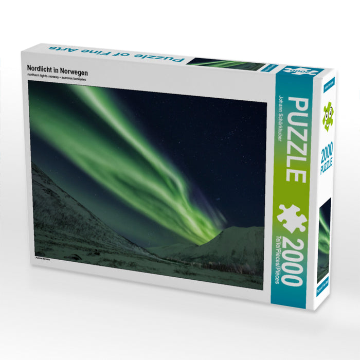 Northern lights in Norway - CALVENDO photo puzzle 
