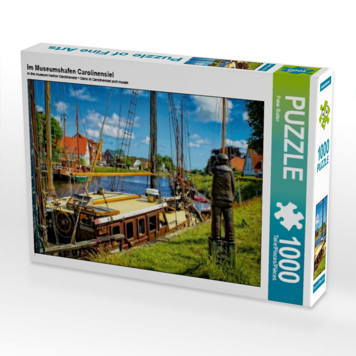Im Museumshafen Carolinensiel 1000 Teile Puzzle quer - CALVENDO Foto-Puzzle'