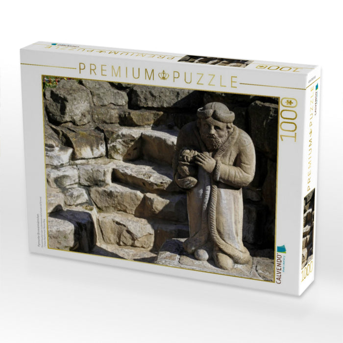 Pyrmonter Brunnenmännchen - CALVENDO Foto-Puzzle'