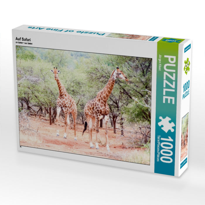 Auf Safari 1000 Teile Puzzle quer - CALVENDO Foto-Puzzle'