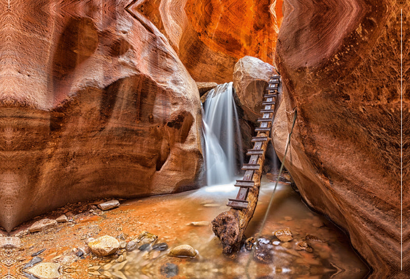Premium Textil-Leinwand Kanarra Creek, Utah