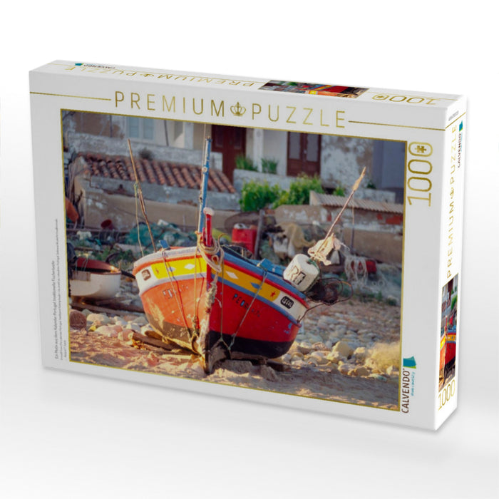 Ein Motiv aus dem Kalender Portugal, traditionelle Fischerboote - CALVENDO Foto-Puzzle'