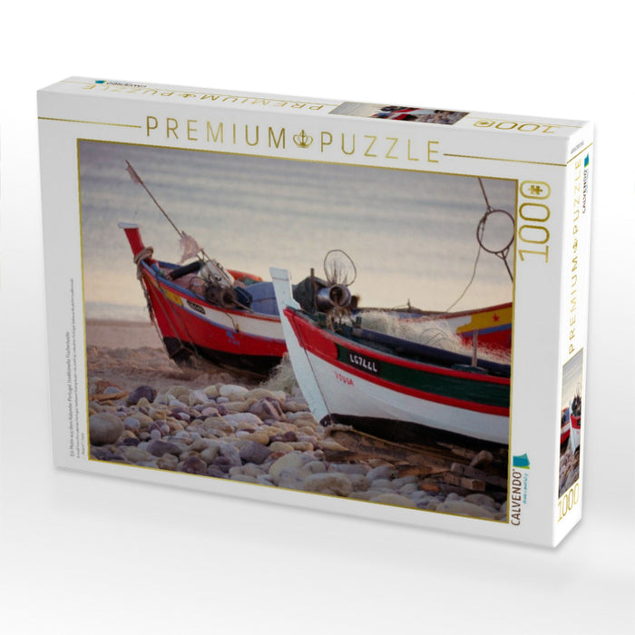 Ein Motiv aus dem Kalender Portugal, traditionelle Fischerboote - CALVENDO Foto-Puzzle'