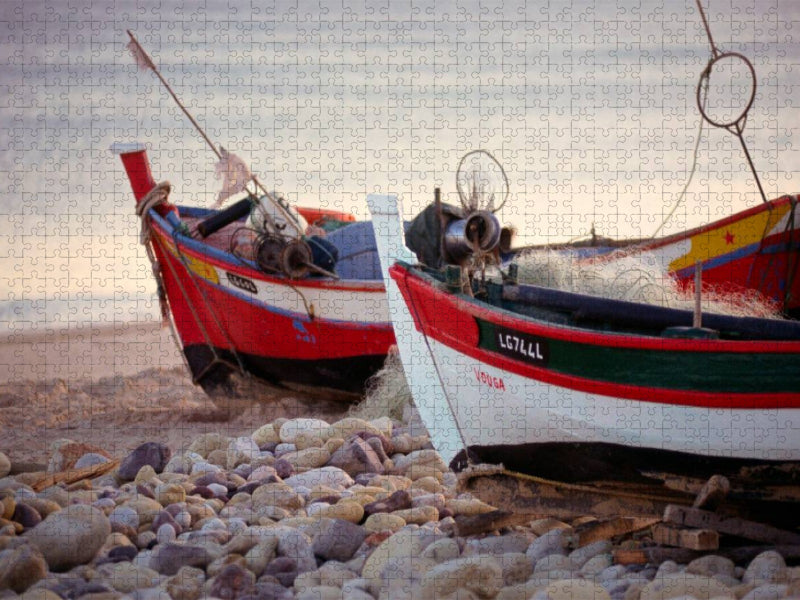 Ein Motiv aus dem Kalender Portugal, traditionelle Fischerboote - CALVENDO Foto-Puzzle'