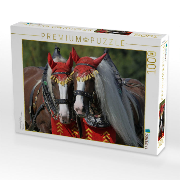 Schwarzwälder Füchse - CALVENDO Foto-Puzzle'