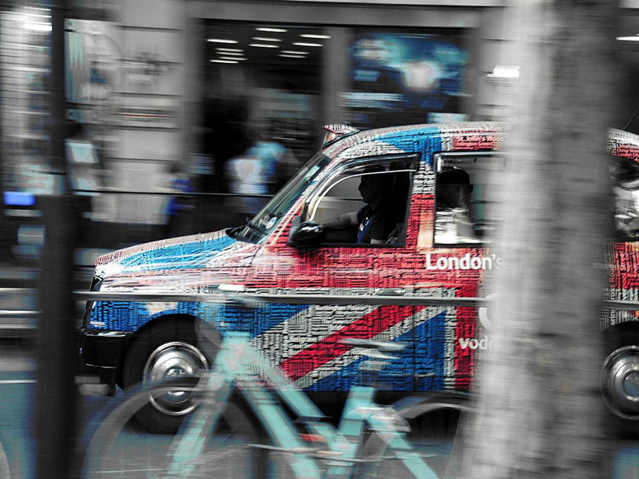 Taxis in London - CALVENDO Foto-Puzzle'