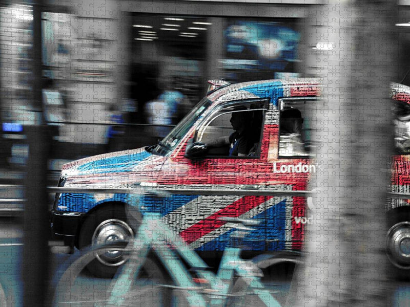 Taxis in London - CALVENDO Foto-Puzzle'