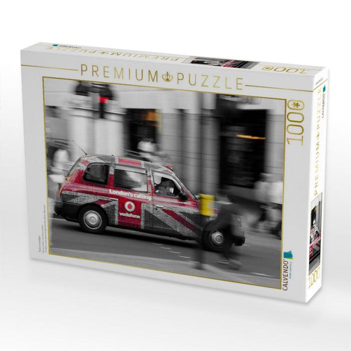 Taxis in London - CALVENDO Foto-Puzzle'