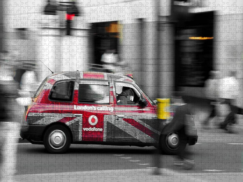 Taxis in London - CALVENDO Foto-Puzzle'