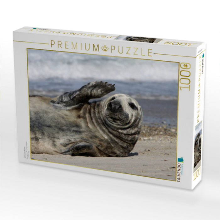 Winkende Robbe - CALVENDO Foto-Puzzle'