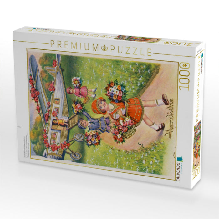 Herzliche Geburtstagswünsche - CALVENDO Foto-Puzzle'