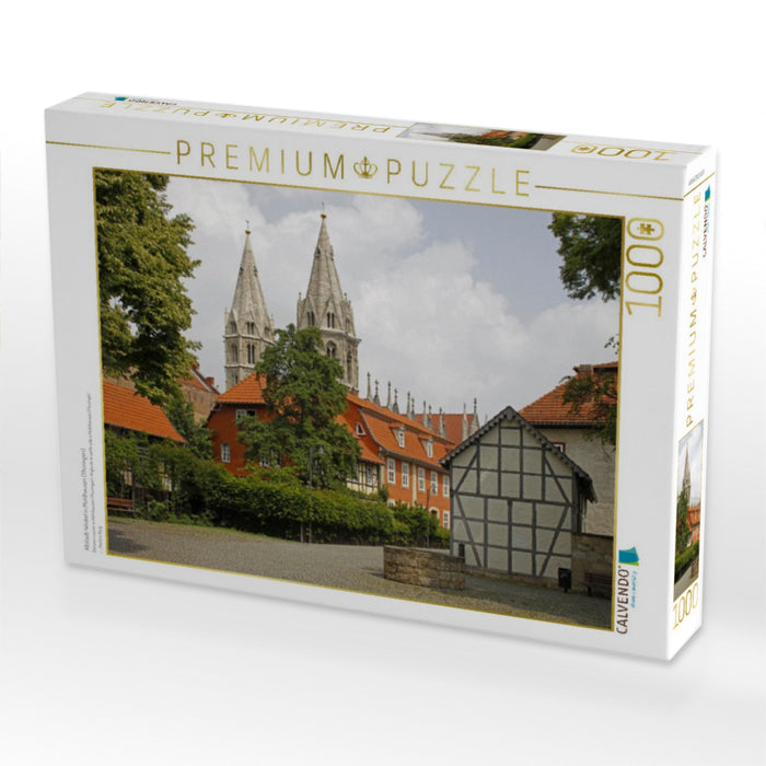 Altstadt-Winkel in Mühlhausen (Thüringen) - CALVENDO Foto-Puzzle'