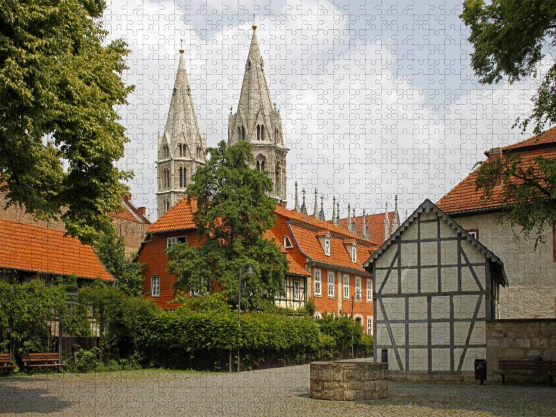 Altstadt-Winkel in Mühlhausen (Thüringen) - CALVENDO Foto-Puzzle'