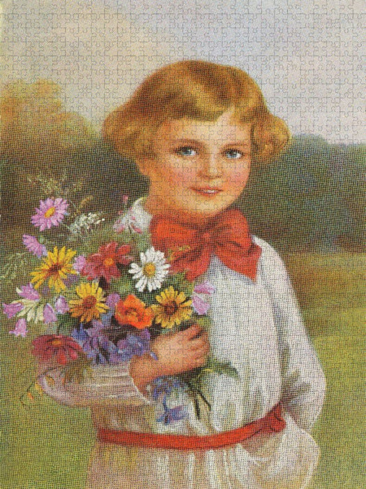 Blumenkind - CALVENDO Foto-Puzzle'
