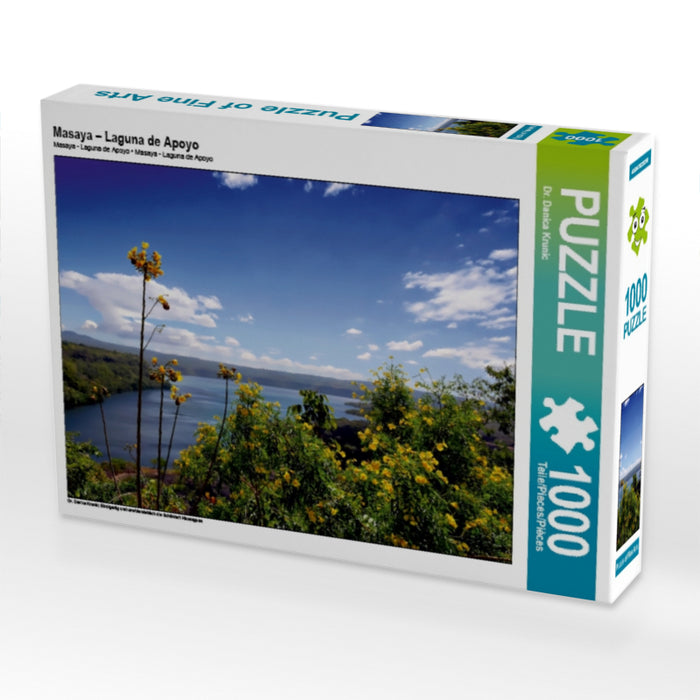 Masaya – Laguna de Apoyo 1000 Teile Puzzle quer - CALVENDO Foto-Puzzle'