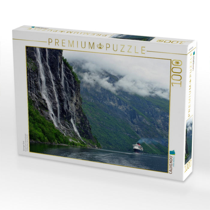 Geiranger Fjord - CALVENDO Foto-Puzzle'