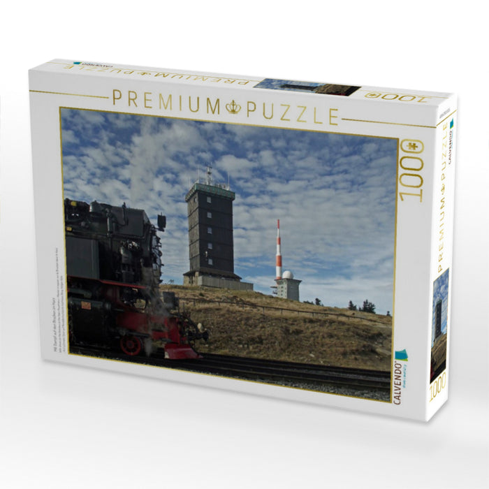 À la vapeur sur le Brocken dans le Harz - Puzzle photo CALVENDO 