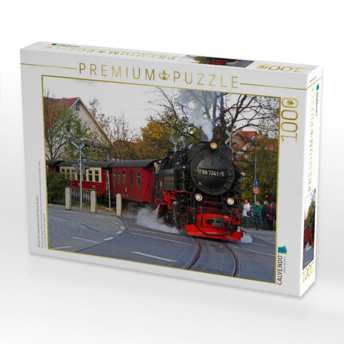 Mit der Schmalspurbahn auf den Harzer Brocken - CALVENDO Foto-Puzzle'