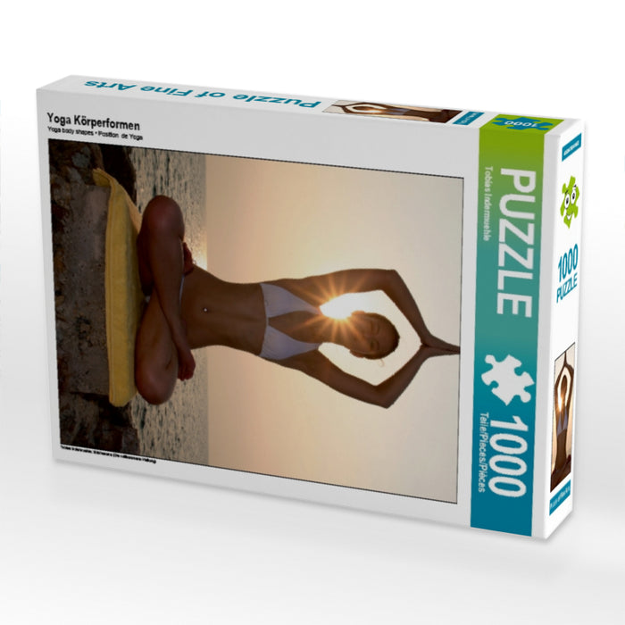 Yoga Körperformen 1000 Teile Puzzle hoch - CALVENDO Foto-Puzzle'