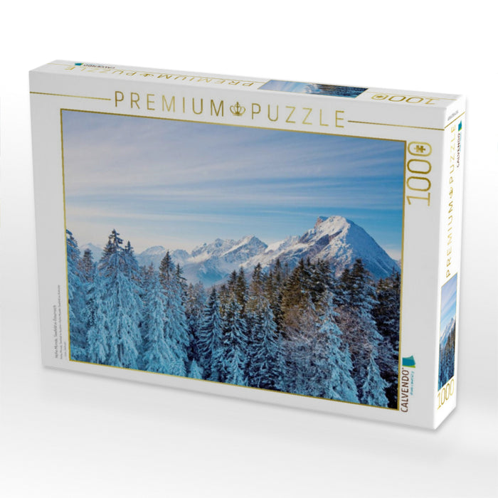 Hohe Munde, Seefeld in Österreich - CALVENDO Foto-Puzzle'