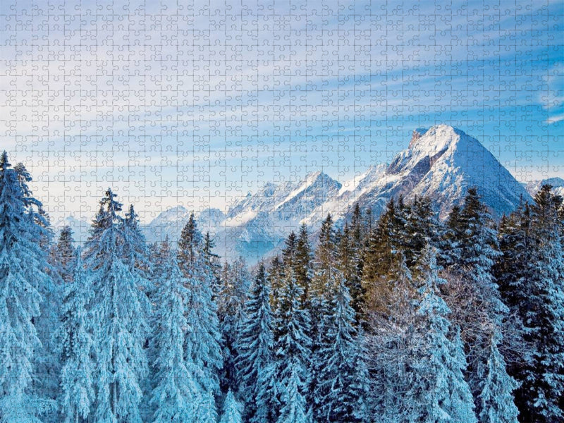Hohe Munde, Seefeld in Österreich - CALVENDO Foto-Puzzle'