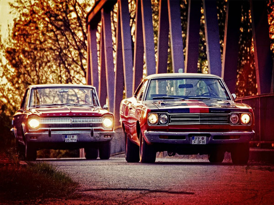 US-Muscle-Cars - CALVENDO Foto-Puzzle'