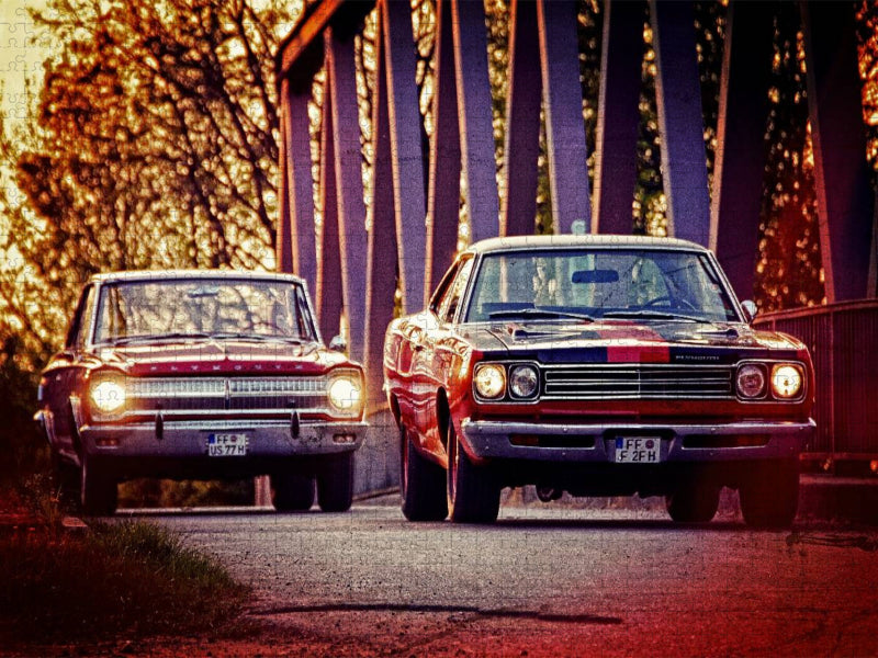 US-Muscle-Cars - CALVENDO Foto-Puzzle'
