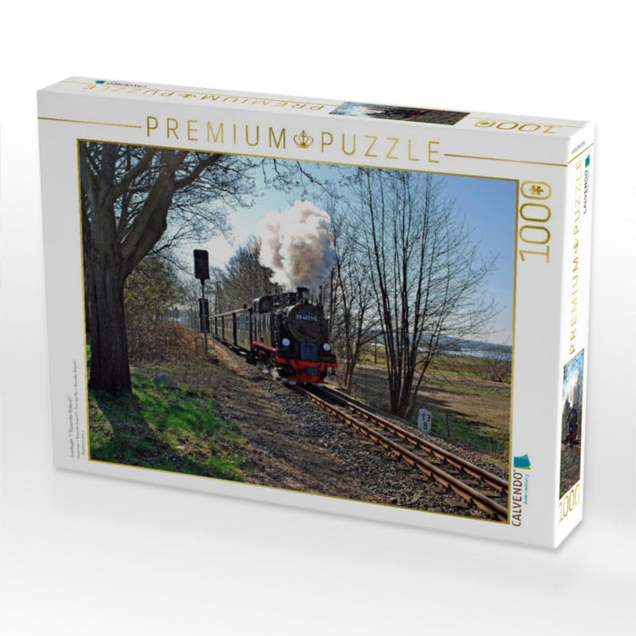 Inselbahn " Rasender Roland" - CALVENDO Foto-Puzzle'
