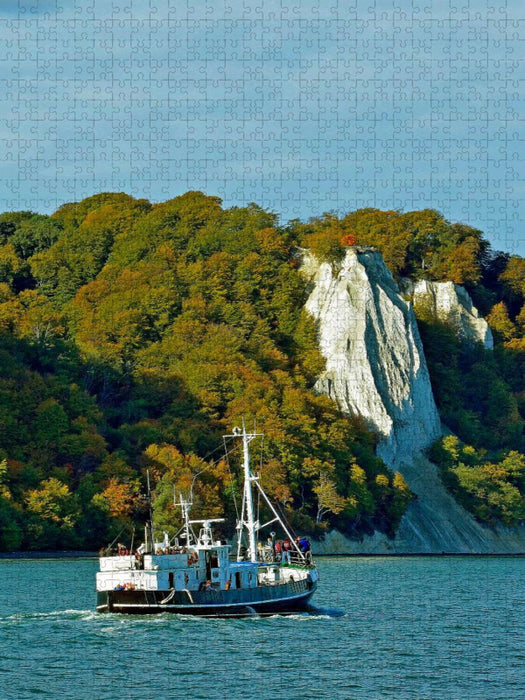Bootsausflug zum Kreidefelsen - CALVENDO Foto-Puzzle'