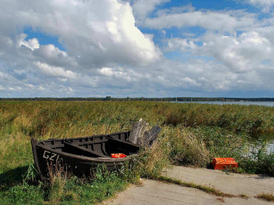 Sonne und Wolken am Bodden auf Rügen - CALVENDO Foto-Puzzle'