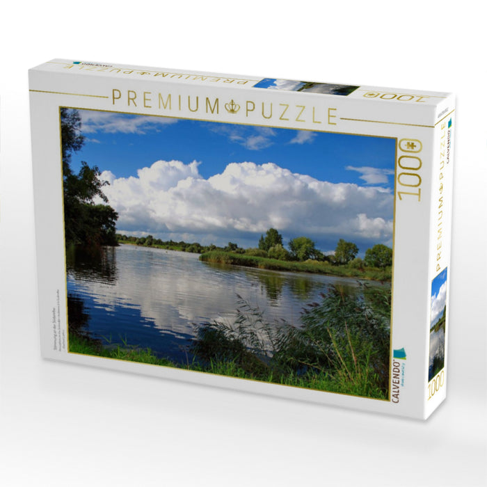 Stimmung an der Süderelbe - CALVENDO Foto-Puzzle'