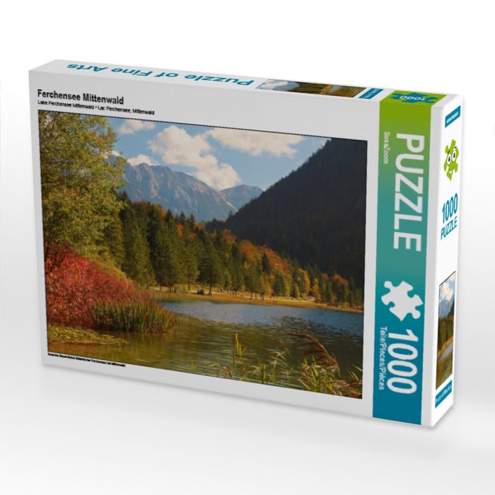 Ferchensee Mittenwald 1000 Teile Puzzle quer - CALVENDO Foto-Puzzle'