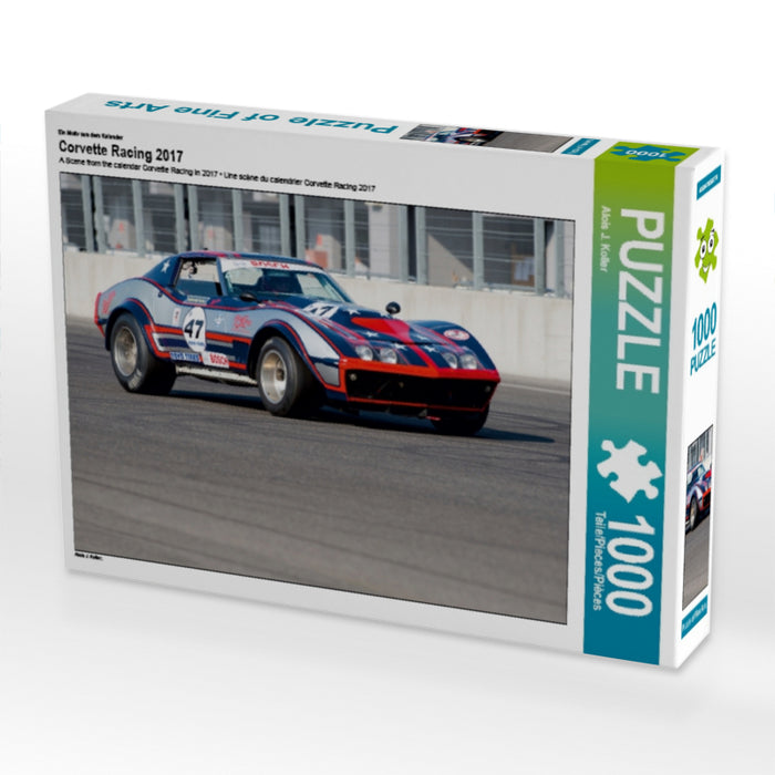 Ein Motiv aus dem Kalender Corvette Racing 2017 1000 Teile Puzzle quer - CALVENDO Foto-Puzzle'