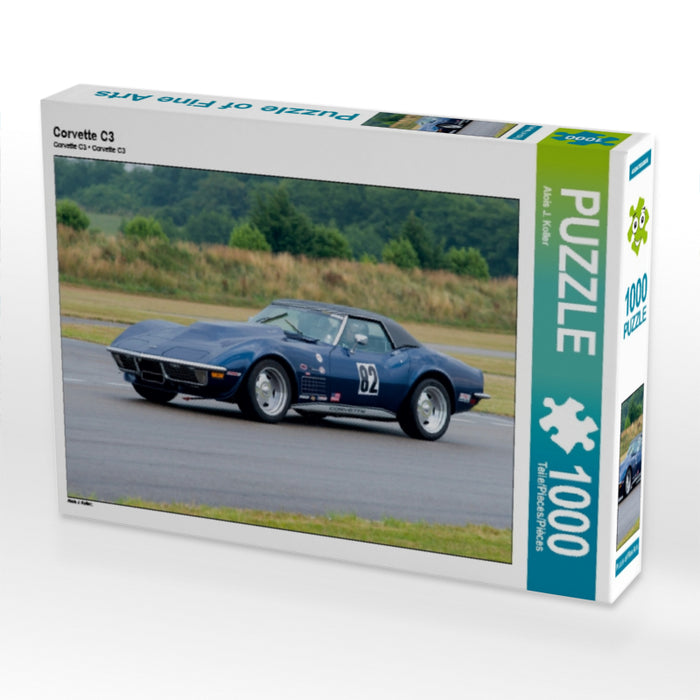 Corvette C3 1000 Teile Puzzle quer - CALVENDO Foto-Puzzle'