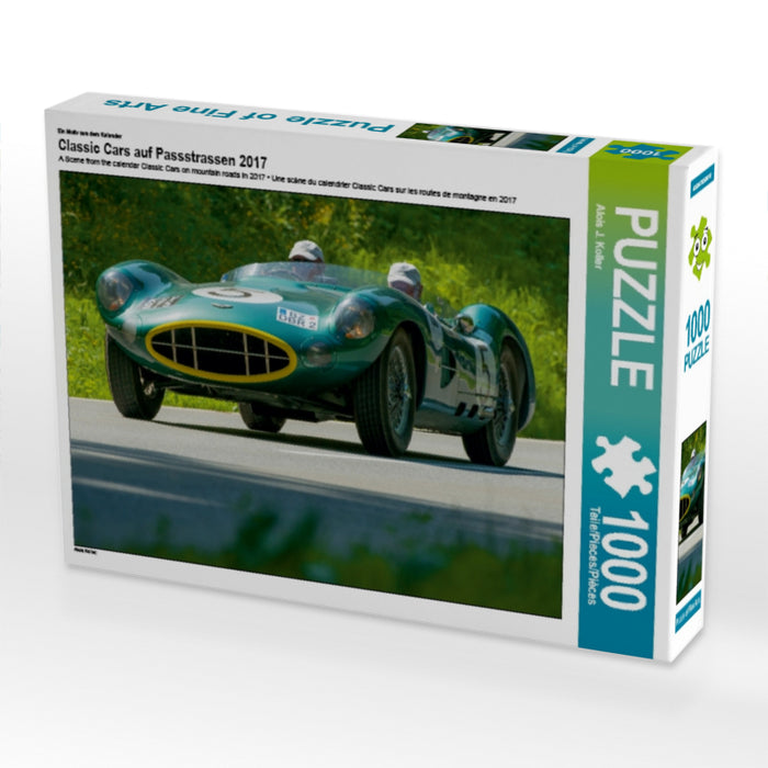 Ein Motiv aus dem Kalender Classic Cars auf Passstrassen 2017 1000 Teile Puzzle quer - CALVENDO Foto-Puzzle'