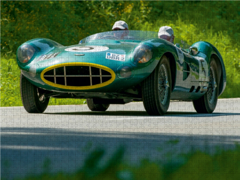 Ein Motiv aus dem Kalender Classic Cars auf Passstrassen 2017 1000 Teile Puzzle quer - CALVENDO Foto-Puzzle'