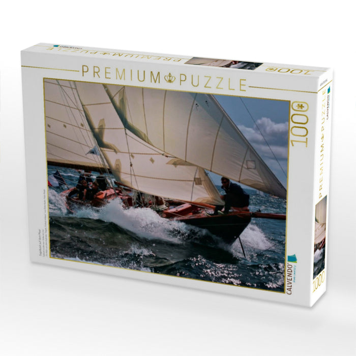 Segelboot auf dem Meer - CALVENDO Foto-Puzzle'