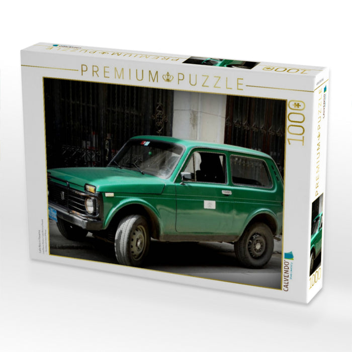 Lada Niva in Havanna - CALVENDO Foto-Puzzle'