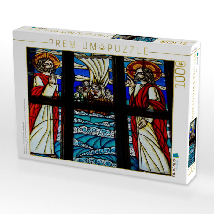 Glasfenster im Königsberger Dom in Kaliningrad - CALVENDO Foto-Puzzle'
