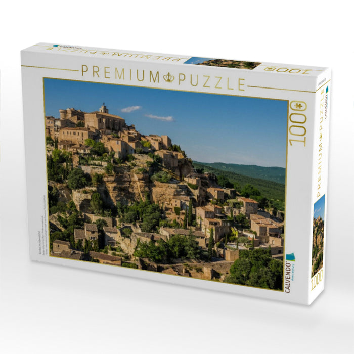 Gordes im Abendlicht - CALVENDO Foto-Puzzle'