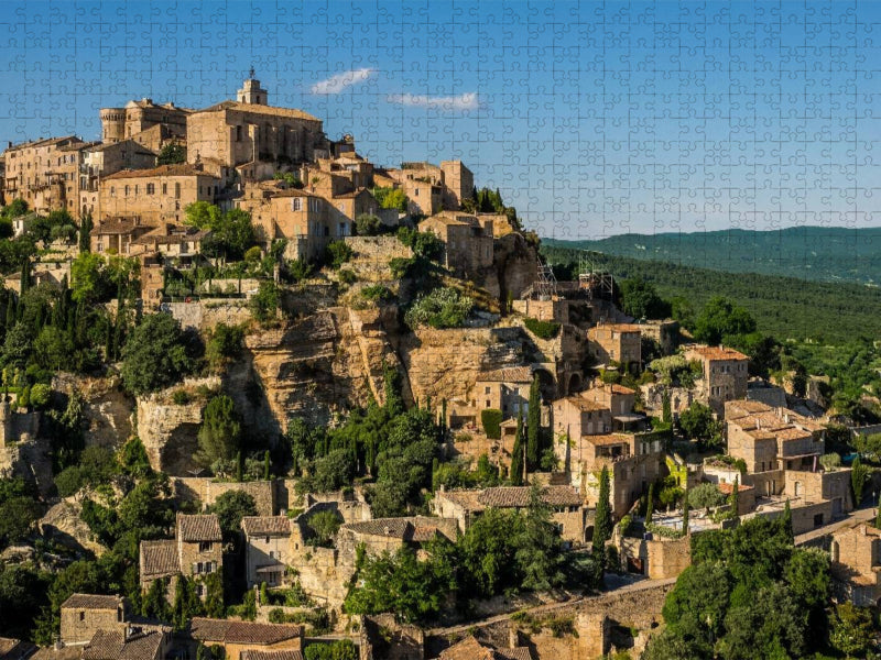 Gordes im Abendlicht - CALVENDO Foto-Puzzle'
