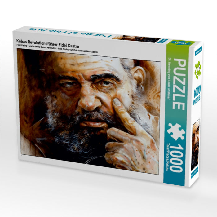 Kubas Revolutionsführer Fidel Castro 1000 Teile Puzzle quer - CALVENDO Foto-Puzzle'