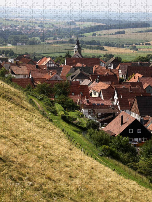 Blick auf Schwalenberg - CALVENDO Foto-Puzzle'