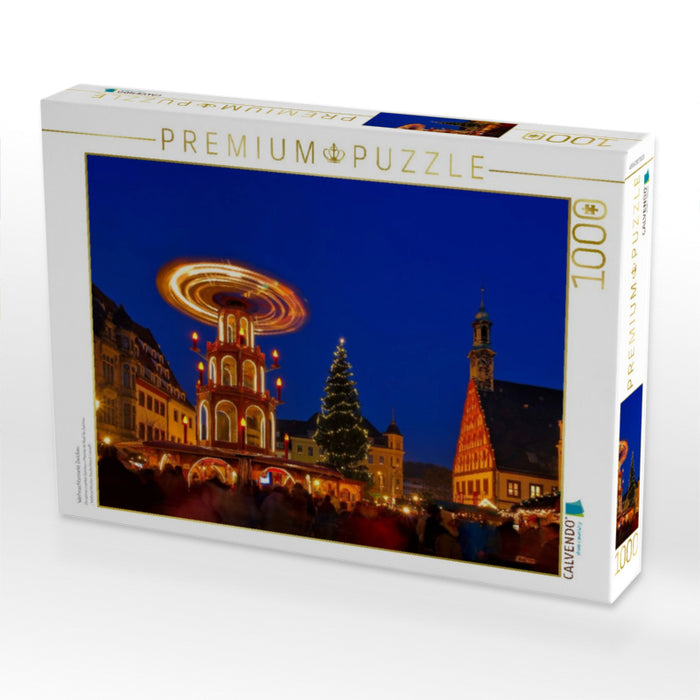 Weihnachtsmarkt Zwickau - CALVENDO Foto-Puzzle'