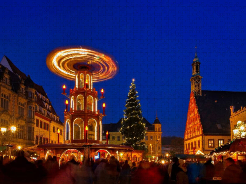 Weihnachtsmarkt Zwickau - CALVENDO Foto-Puzzle'