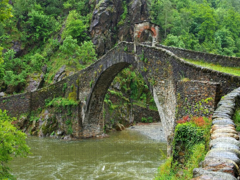 Lanzo Torinese - CALVENDO Foto-Puzzle'