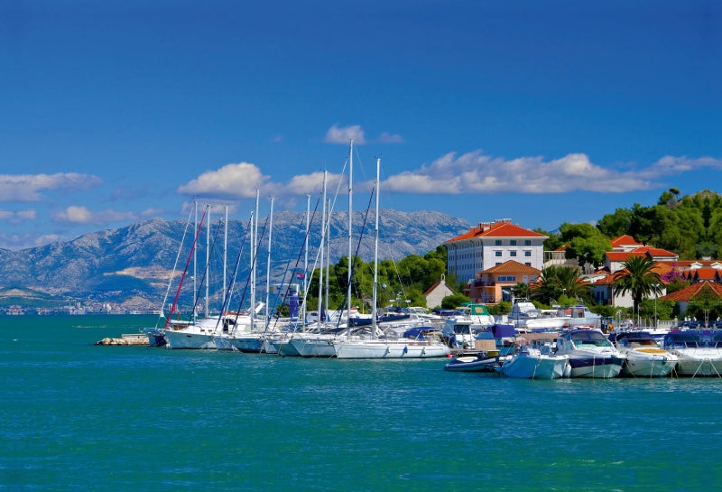 Premium Textil-Leinwand Trogir